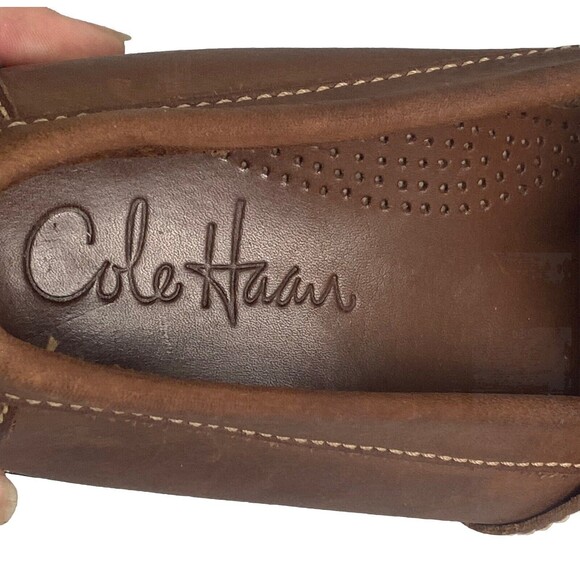 Mens 8 D Cole Haan Douglas Brown Leather Penny Loafer Slip On Shoes Casual 01462 - Picture 8 of 8